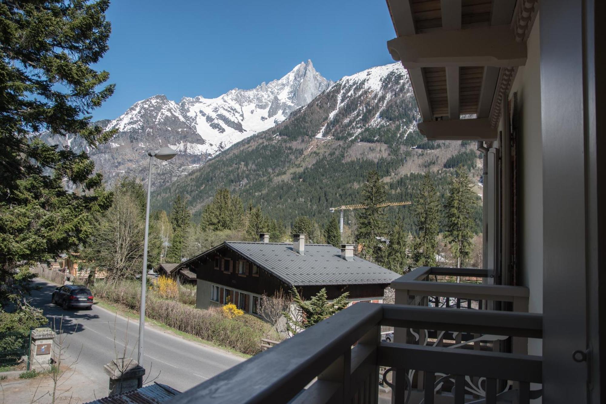Appart'Hotel Aiguille Verte & Spa Шамони Екстериор снимка